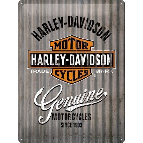 Nostalgic-Art Large Sign Harley - Metal Wall 30x40cm