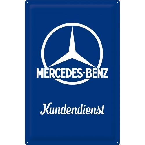Nostalgic-Art XL Sign Mercedes-Benz Customer Service 40x60cm