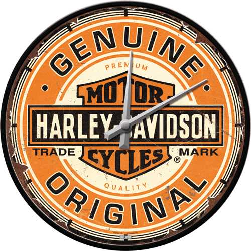 Nostalgic-Art Wall Clock Harley-Davidson - Genuine Original 30cm