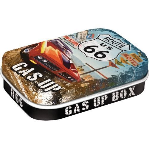 Nostalgic-Art Mint Box Route 66 Gas Up 4x6x2cm