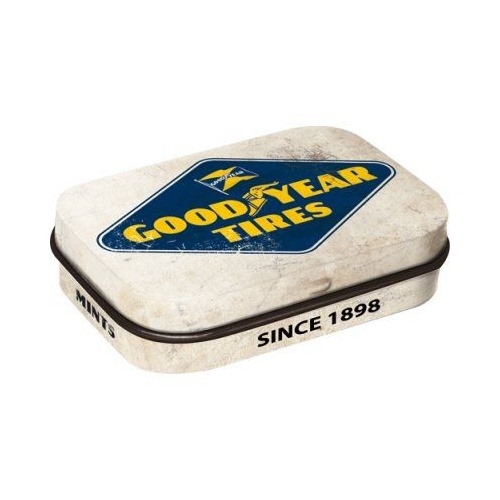 Nostalgic-Art Mint Box Goodyear - Logo White 4x6x2cm