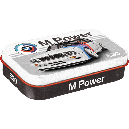 Nostalgic-Art Mint Box XL BMW Motorsport - M Power E30 10x6x2cm