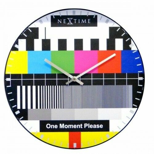 Boyle NeXtime Battery Operated  Indoor Stylish Dome Testpage Wall Clock