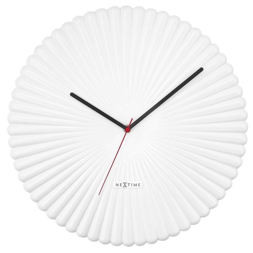 NeXtime Mousse Wall Clock 40cm - White