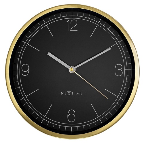 NeXtime Bolero Wall Clock 25cm - Black