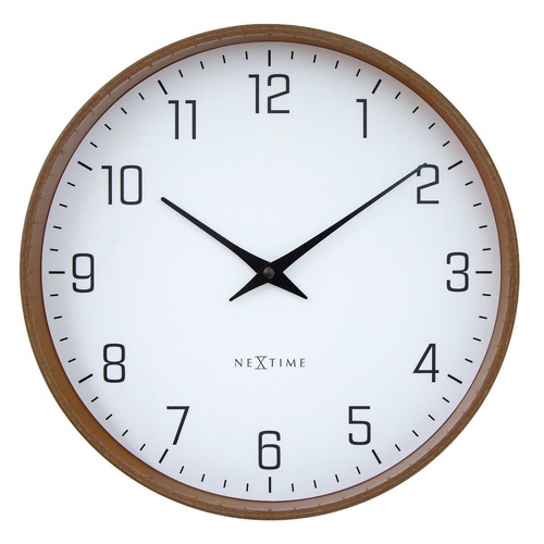NeXtime Lyra Wall Clock 30cm - White