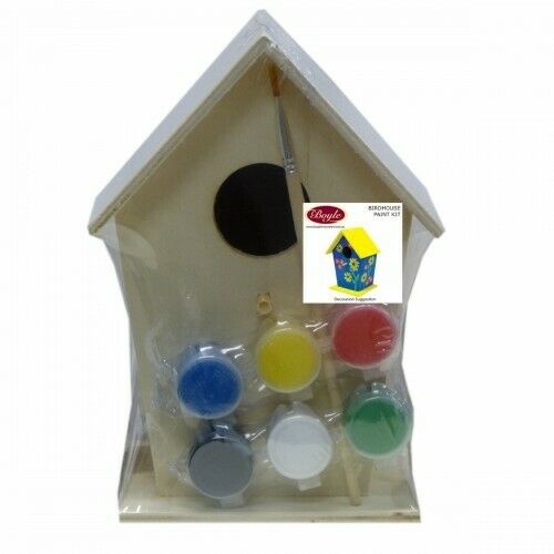 Boyle Birdhouse Paint Kit - Perfect for Arts and Craft
