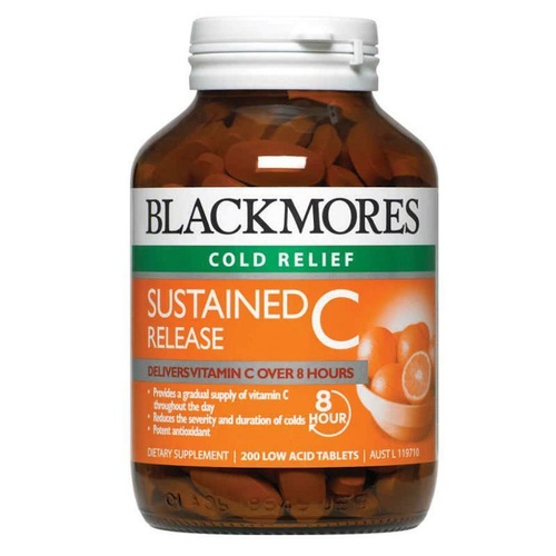 Blackmores Sustained Release Vitamin C Tablets 200