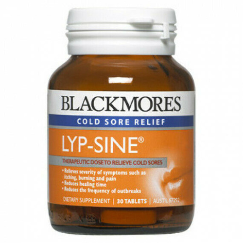 Blackmores Lyp-Sine Tablets 30 Relieve Cold Sores