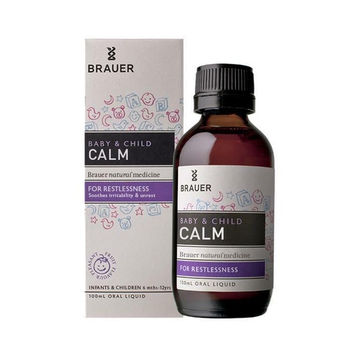 Brauer Baby & Child Calm 100Ml  For Hyperactivity, Irritability And Insomnia