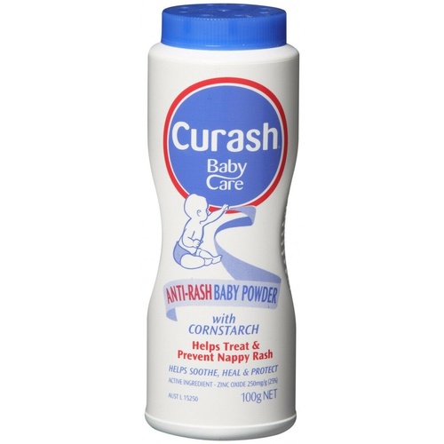 Curash Baby Powder 100G Helps Treat And Prevent Nappy Rash.