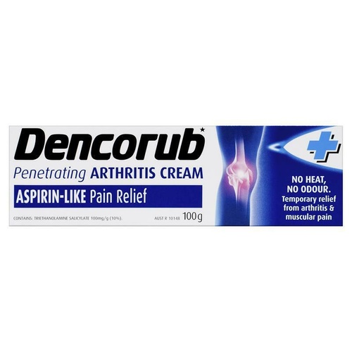 Dencorub Arthritis Cream 100G Penetrating Temporary Relief From Arthritis