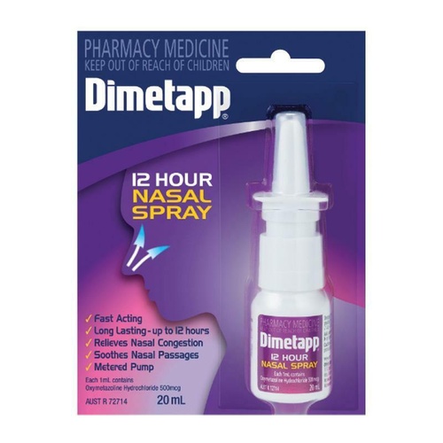 Dimetapp 12Hr Nasal Spray 20Ml