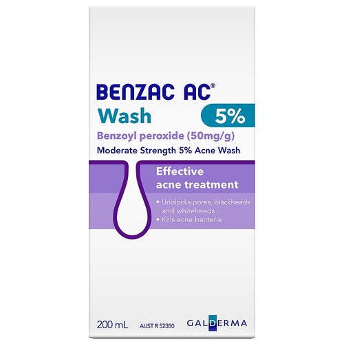 Benzac Ac 5 Wash 200ML Water Based Acne Wash