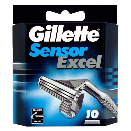 Gillette Razor Blades Sensor Excel 10  fit all Sensor razors
