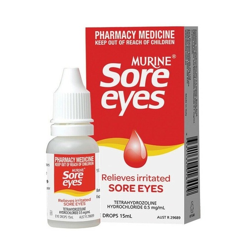 Murine Sore Eyes 15ML Relieves Irritated Sore Eyes
