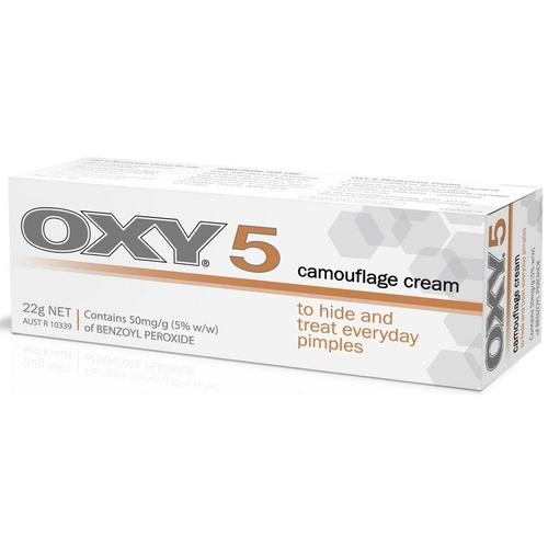 Oxy 5 Camourflage Cream 22G Hides And Treats Everyday Pimples