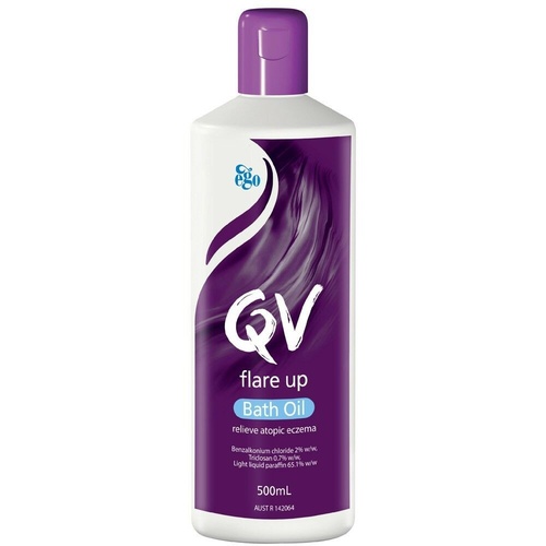 Ego Qv Flare Up Bath Oil 500Ml For the relief of skin flare ups