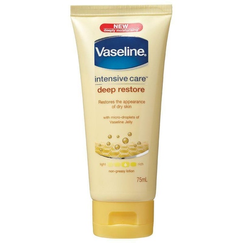 Vaseline Intensive Care Dry Skin Moisturiser Lotion 75Ml NonGreasy, Quick Absorb