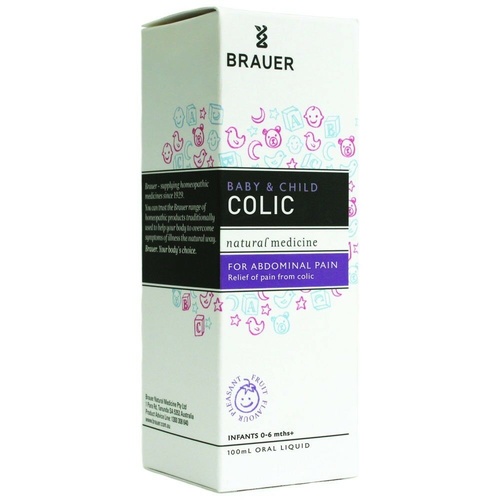 Brauer Infant Colic Relief 100ml Reduce Irritability And Abdominal Pain