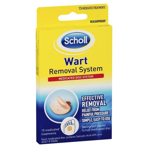 Scholl Wart Removal System Washproof 15 Relief From Painful Pressure