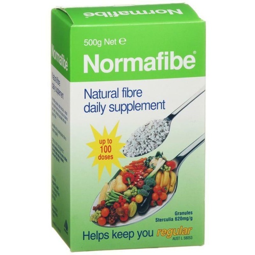 Normafibe Granules 500G Natural Fibre Daily Supplement Up To 100 Doses