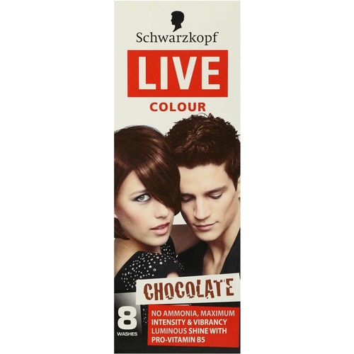 Schwarzkopf Live Colour Chocolate long-lasting, glossy colour