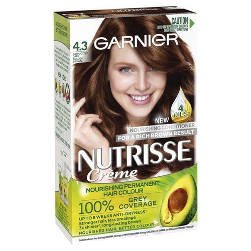 Garnier Nutrisse 4.3 Cappuccino Rich, deep, long-lasting colour