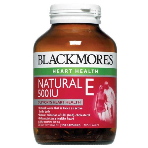 Blackmores Natural Vitamin E 500Iu Capsules 150