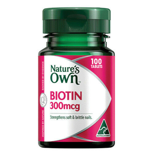 Natures Own Biotin 300mcg 1672 Tablets 100