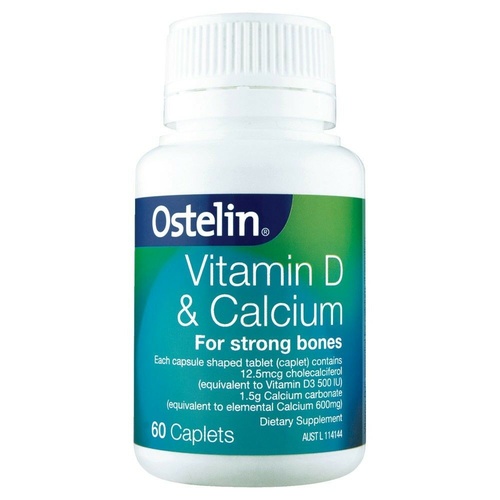 Ostelin Vitamin D & Calcium Capsules 60 For Strong Bones