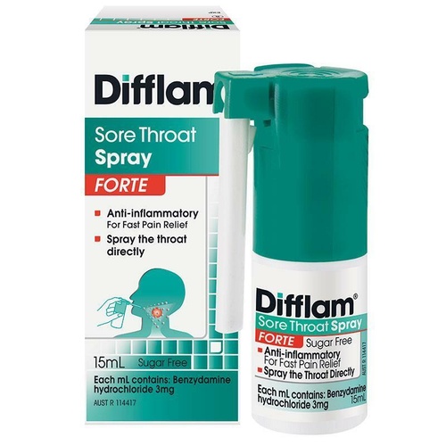 Difflam Forte Throat Spray 15ML Anti-Inflammatory Throat Spray