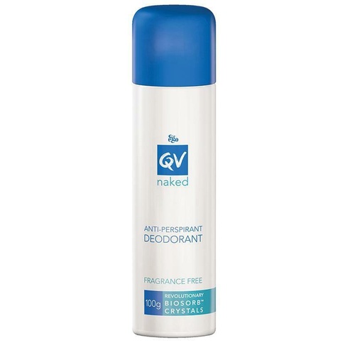 Ego Qv Deodorant Naked Anti-Perspirant  100G Fragrance-Free