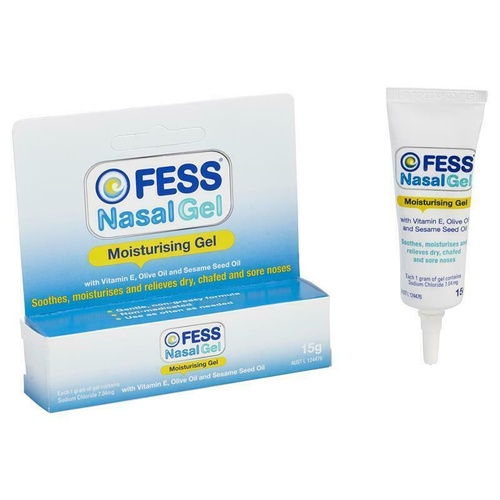 Fess Nasal Gel 15g Soothes Moisturises and Relieves Dry Sore Nose