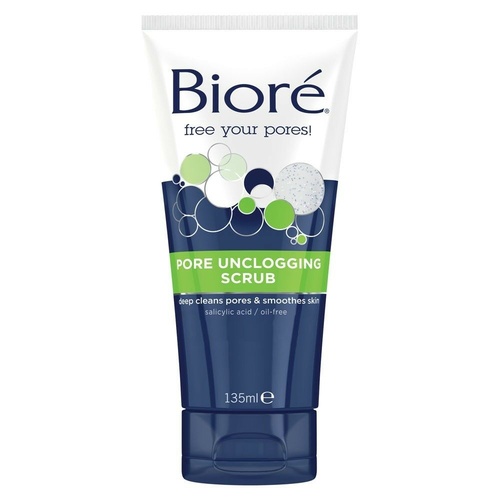 Biore Pore Unclogging Scrub 135ml