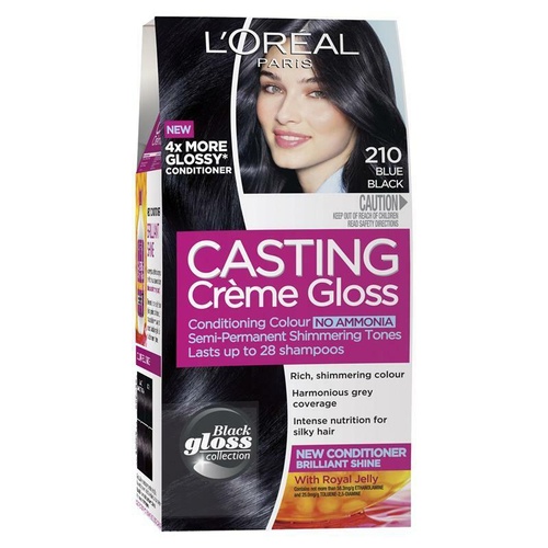 Loreal Casting Creme Gloss 210 Blue Black No Ammonia
