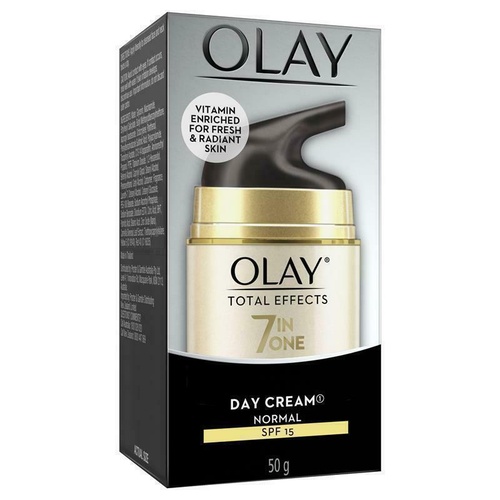Olay Total Effects 7 in one Day Cream Normal SPF 15 50g UVA/UVB sunscreen