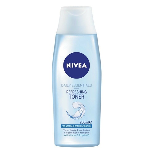 Nivea Daily Essentials Refreshing Toner 200ml Tones deeply and removes residue