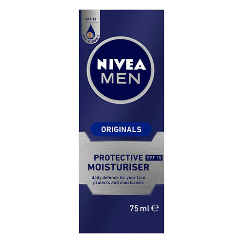 Nivea Men Originals Protective Moisturiser SPF15 75ml alleviates skin dryness