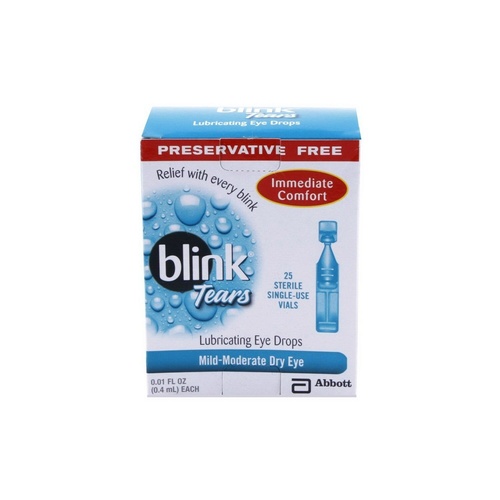 Blink Intensive Tears 0.4Mlx20 Intensive Eye Drops For MildModerate