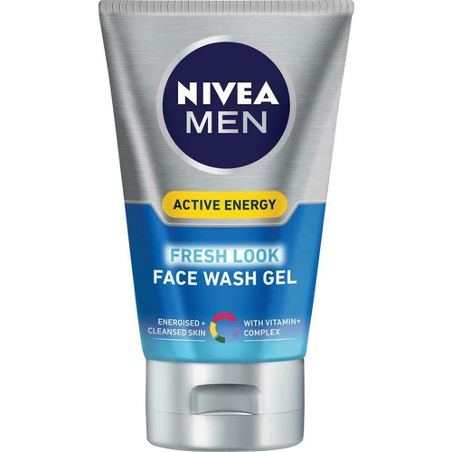 Nivea Men Skin Energy Face Wash Q10 100ml helping to unblock pores