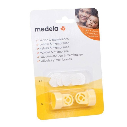 Medela Breast Pump Valves & Membranes - 2pk BPA free
