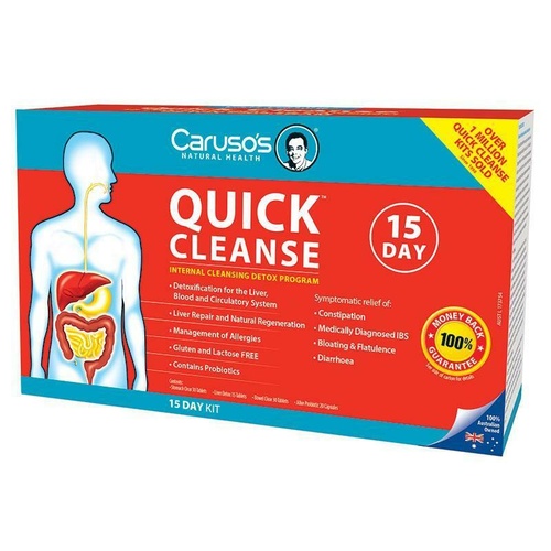 Carusos Quick Cleanse 15 Day Cleansing Detox Program