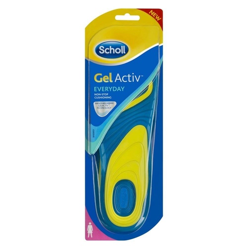 Scholl Gel Activ Insole EveryDay Women effectively absorb micro shocks