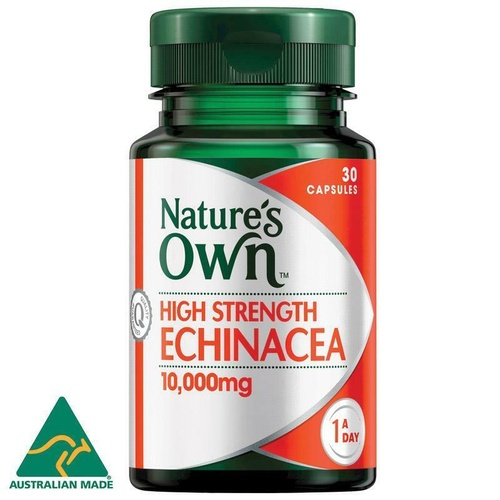 Natures Own High Strength Echinacea 10000mg Capsules 30