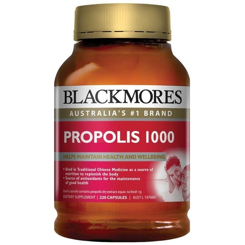 Blackmores Propolis 1000mg Capsules 220 Source of antioxidants