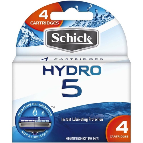 Schick Hydro 5 Blade Refills 4Pk