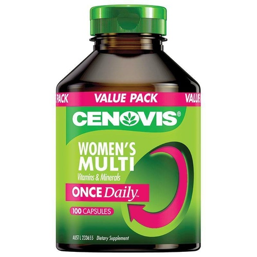 Cenovis Once Daily Womens Multi Capsules 100 Value Pack