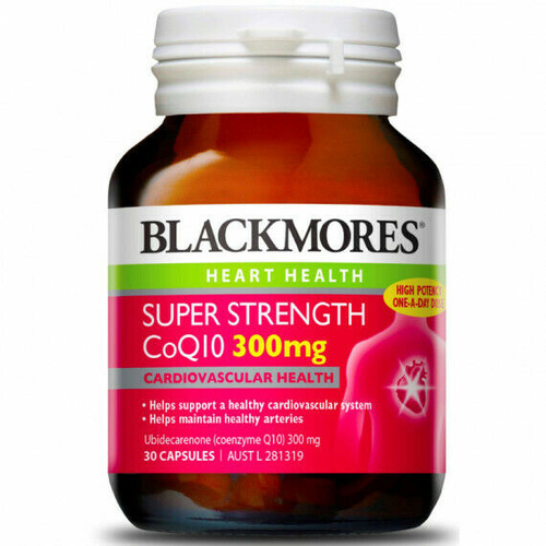 Blackmores Super Strength CoQ10 300mg 30 Tablets supports energy levels