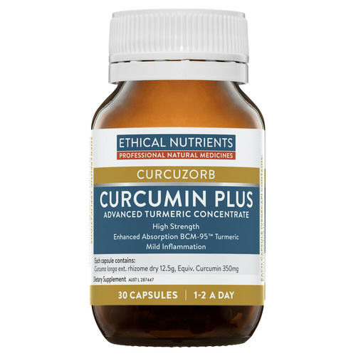 Ethical Nutrients Curcumin Plus 30 Capsules Reduce Mild Inflammation